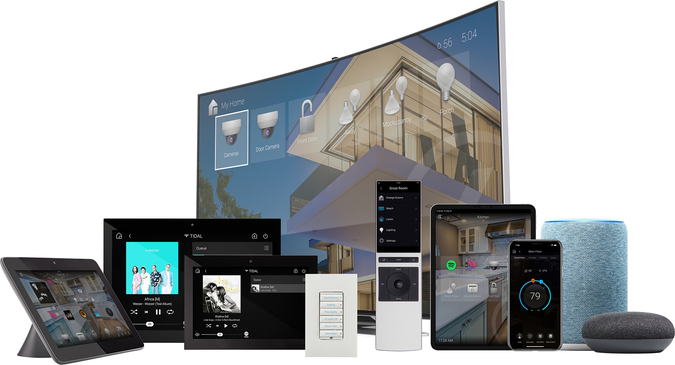 Smart home bedroom